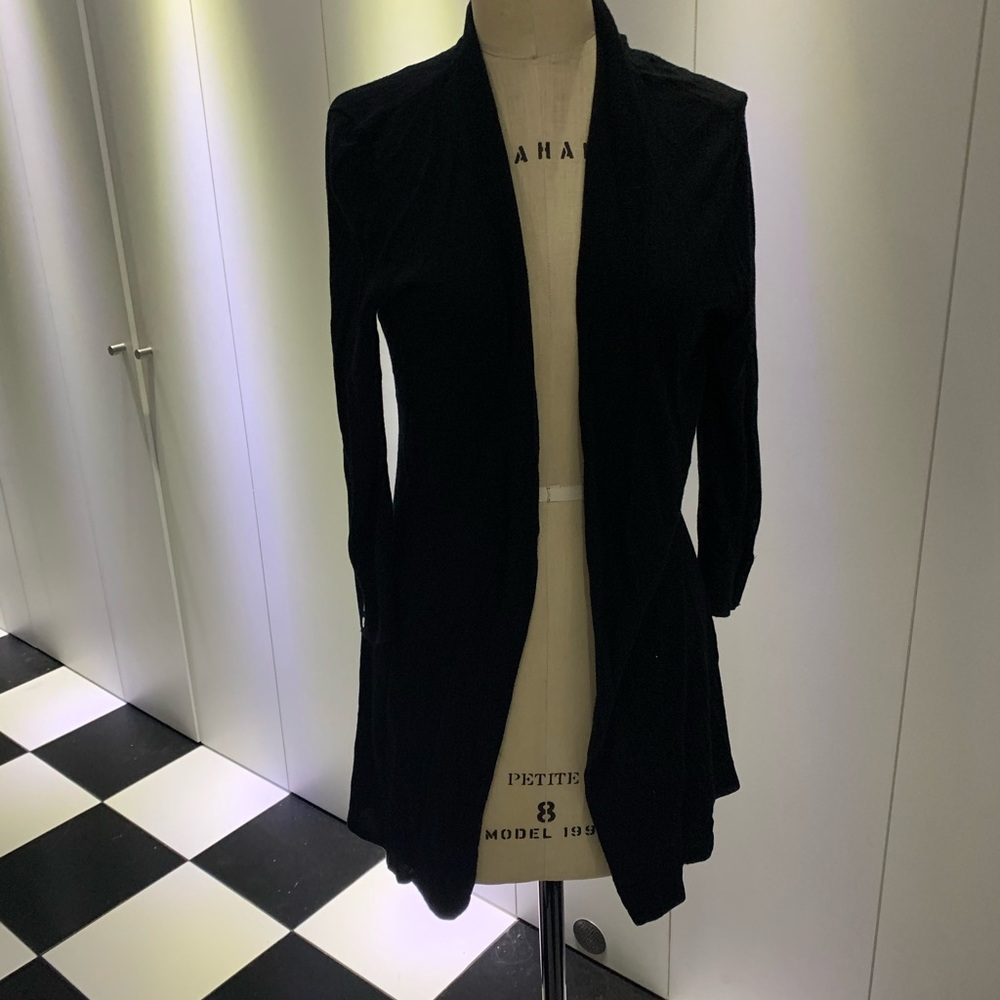 Black cardigan